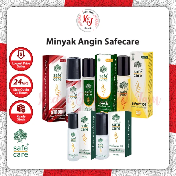 Safecare Minyak Angin Aromatherapy Safe Care 10ml Lazada 8451