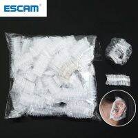 20/100 Pcs Thickened Disposable Plastic Waterproof Ear Protector Cover Caps Salon Hairdressing Dye Shield Earmuffs Shower Tool