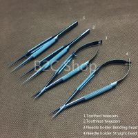 14Cm Titanium Microsurgical Instruments Microsurgery Instruments Kit Scissors Needle Holder Forcep