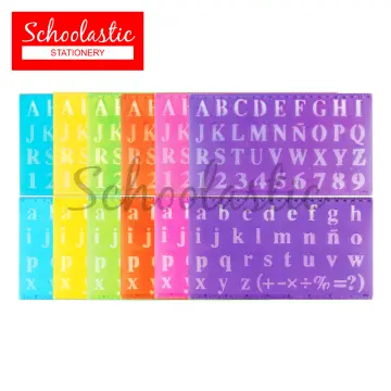 42pcs Letter Alphabet Stencils Plastic Templates Reusable Number