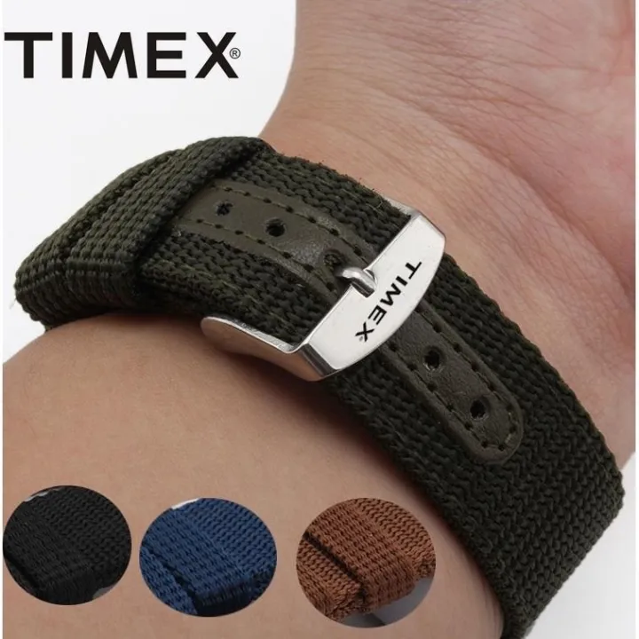 Timex Watch Band T2P034 T2P035 T49962 Men's Outdoor Sports Waterproof Nylon  Canvas Strap | Lazada PH