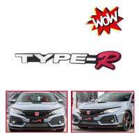 โลโก้ สติ๊กเกอร์ติดรถ ติดแต่งประดับรถ TYPE-R พื้นดำ