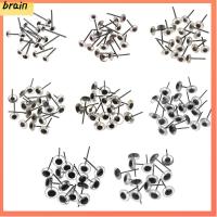 BRAIN 20Pcs/Bag เด็กทารก พลาสติกครับ 3/4/5/6/7/8/9/10mm สัตว์หุ่นทำ อุปกรณ์ตุ๊กตา ตากระจกโปร่งใส หมีเข็ม felting