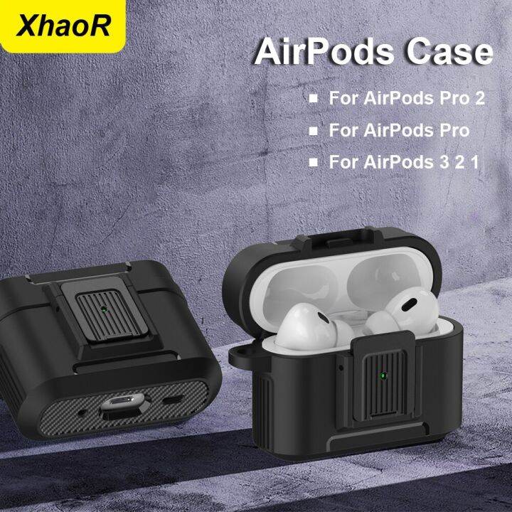 For AirPods Pro 2 Case 2023 Luxury Design Creative Switch Buckle TPU ...