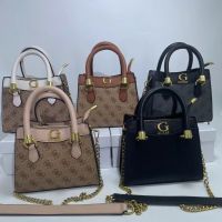 GUESS European and American printing portable chain portable mini tote one shoulder Messenger womens bag