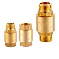 1/2" 3/4" 1" BSP Female Male Thread Brass Vertical Lift Spring Check Valve One Way Non-return Valve For Water Plumbing Valves