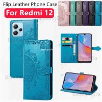 เคสโทรศัพท์หนังสำหรับ Redmi 12 C 12 R 12R 12C 11A 1 2C 11 Redmi12C Redmi12R Redmi11A กระเป๋าสตางค์2023เคสฝาหลังแม่เหล็กกันกระแทก