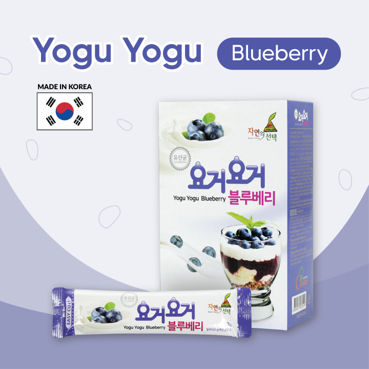 [Dekorea] NChoice Yogu Yogu Powder Yoghurt Blueberry/Easy Convenient