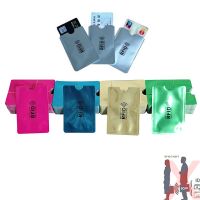 10PCS/lot Anti Rfid Blocking Reader Lock Bank Card Holder ID Bank Card Case Rfid Protection Metal Credit Card Holder Card Holders