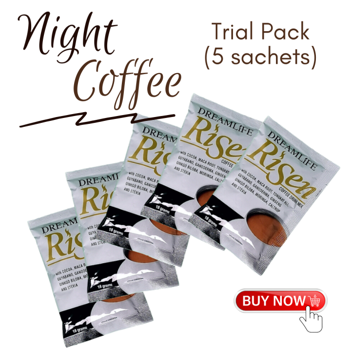 Buy 5 Sachets Trial Pack Risen Coffee Mix Best For Coffee Lovers Helps Boost Immune System 6010