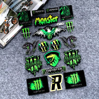 หมวกนิรภัย Stiker Motor ตัวรถสติกเกอร์ตกแต่งสะท้อนแสงรูปไดโนเสาร์กันน้ำจักรยานโลโก้สัตว์ประหลาดพลังงาน