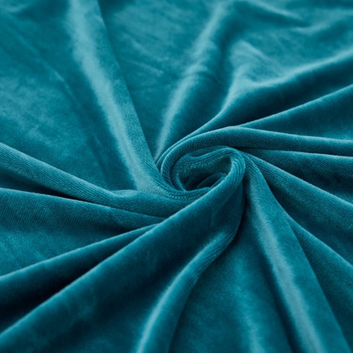 a-shack-สีฟ้ากำมะหยี่ยืดหยุ่นโซฟาครอบคลุมชุด-forroom-plushslipcovers-elasticated-ที่นอนปลอกหมอนอิง2และ3ที่นั่ง