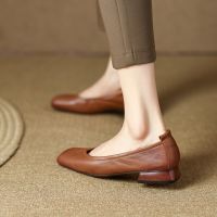 store ger keeps a new sle! able wern sle sqre head show mouth sgle shoes womens simple and tile comm thick heel -GGX23722♦✈