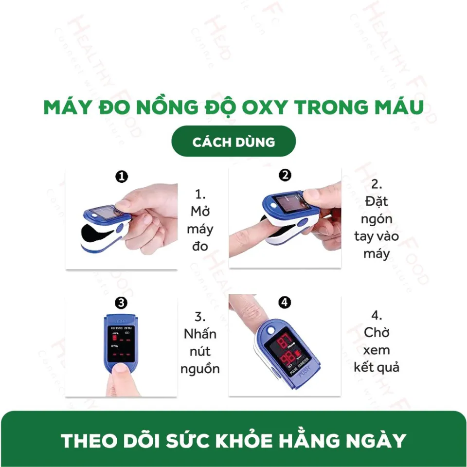 oxy trong máu Pulse Oximeter LK87 ...
