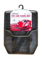 LEOMAX  ถาดปูพื้นรถยนต์พลาสติก PVC CAR FLOOR MAT  พรมปูพื้น ถาดปูพื้น ใส่ได้ทุกรุ่น 1 ชุด 5 ชิ้น ด้านหน้า ด้านหลัง เพลากลาง