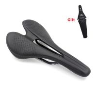 【LZ】┋℗♈  Estrada Bicicleta Sela Assento De Bicicleta Almofada De Ciclismo Mountain Bike Trilho De Aço Sillin Cojines Oco Design Sela De Bicicleta MTB