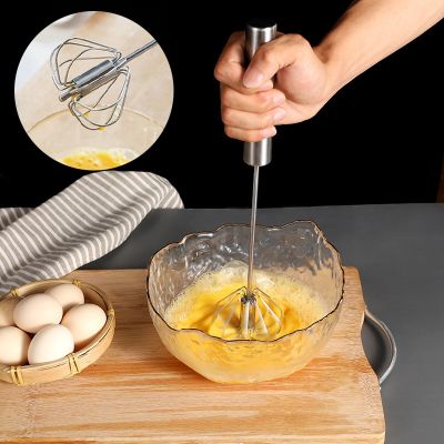 ❒▣▦ Semi-automatic Rotating Egg Beater Kitchen Accessories Blender Baking Tools Hand-hold Egg Mixer Stainless Steel Kitchen Gadgets