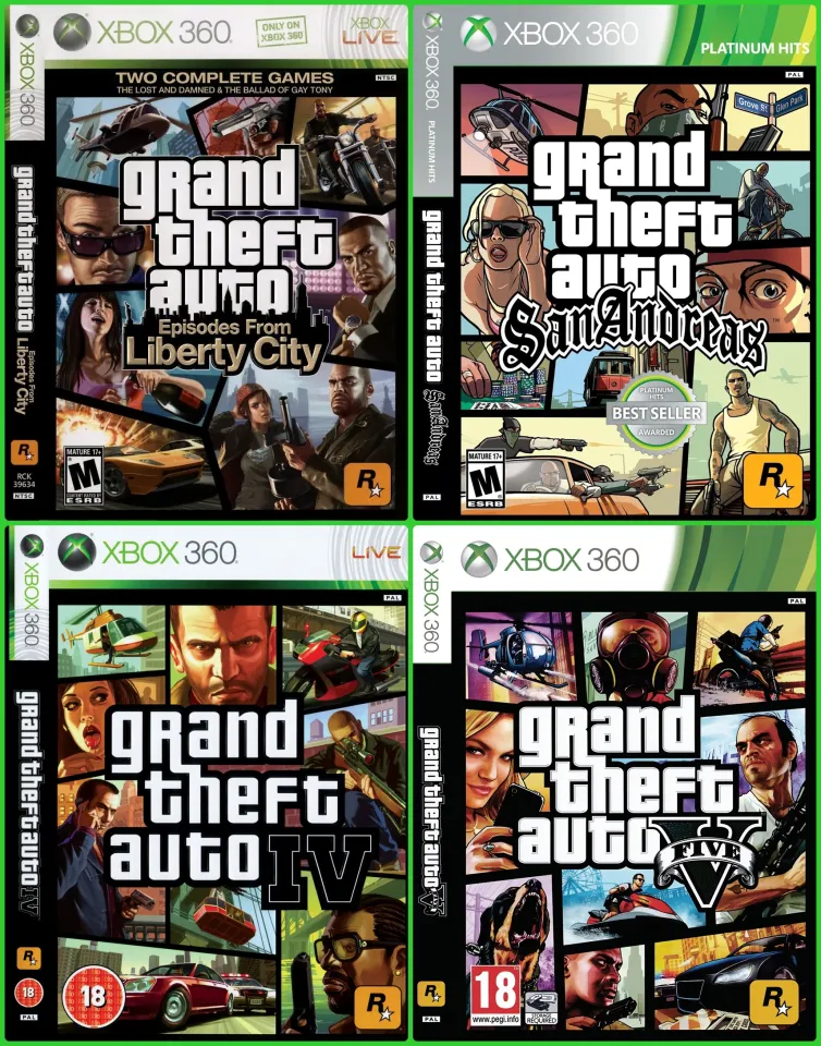 Gta San Andreas Jogo para Xbox 360 L.T3.0