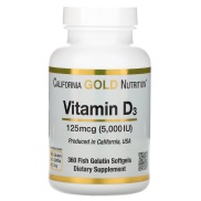 VITAMIN D California Gold Nutrition Vitamin D3 125mcg-Tăng Đề Kháng