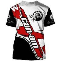 The Newest with High Quality Best Selling New Arriveal Newest Fashion CAN-AM Motorcycle 3D Graphic Printed T-Shirt Mens Cool Team Sportwear Racing Shirt