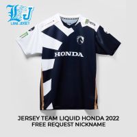 Jersey TEAM LIQUID HONDA 2022 Latest GAME DOTA 2 CSGO LOL (FREE REQUEST NICKNAME)