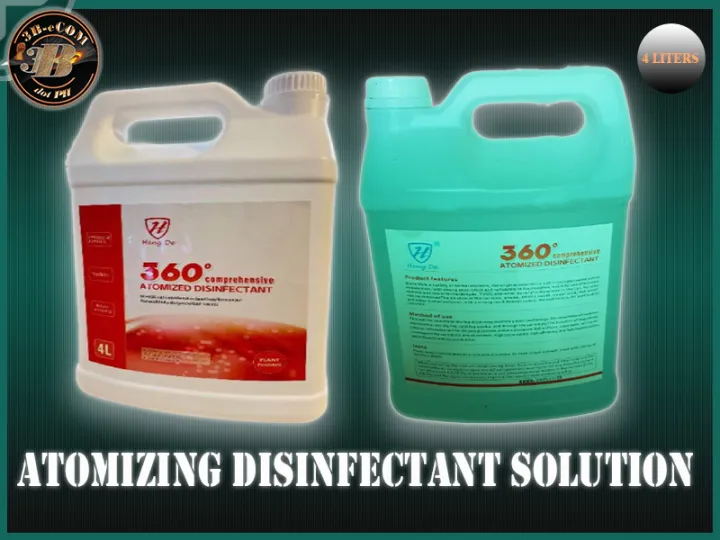 dot PH] FOG MACHINE SOLUTION, DISINFECTANT SOLUTION, BAC2ZERO