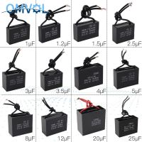 Capacitors 1UF 1.2UF 1.5UF 2UF 3UF 4UF 5UF 8UF 10UF 12UF 20UF 450V AC CBB61 Metallized Capacitor For Motor Start-up Ceiling Fan