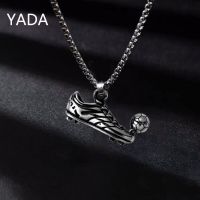 【CW】YADA Sporty Play Football Shape Presents&amp;Necklace For Men Women Jewelry Necklaces Stainless Steel Alloy Punk Necklace SE210081