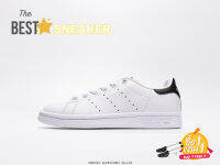 รุ่นอดิดาส Stan Smith - White-Black ( SIZE : 36-45 (EU) ) รองเท้าแฟชั่น รองเท้าลำลอง รองเท้าผ้าใบสำหรับผู้ชายและผู้หญฺิง (จัดส่งพร้อมกล่องครบเซต)