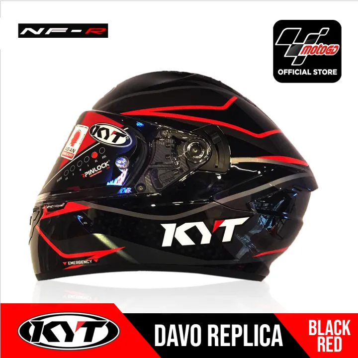 KYT NFR DAVO RED FULLFACE HELMET DUAL VISOR Lazada PH