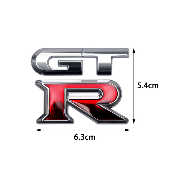 นิสสัน-gtr-สติ๊กเกอร์สัญลักษณ์รถโลหะ3มิติ