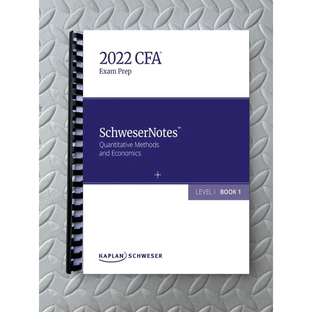 CFA Level 1 Schweser Notes 2022 本 参考書 naita.org