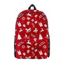 ❁  Cartoon Xmas gift Student Notebook Backpacks Printed Oxford Boys/Girls