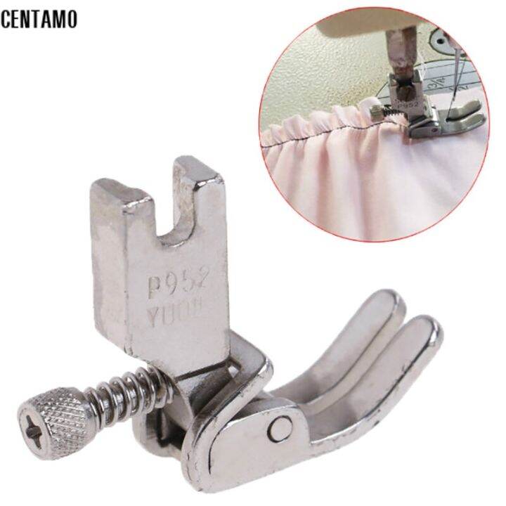 Adjustable Closing Wrinkled Fold Foot for P952 Industrial Sewing