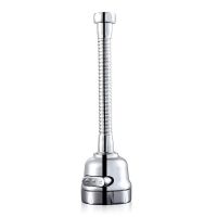 [Hot K] ก๊อกน้ำก๊อกน้ำสำหรับห้องครัวปรับความเร็ว3ระดับ,หัวฉีดแบบหมุนได้ฝักบัวปรับได้ก๊อกน้ำบูสเตอร์อุปกรณ์ครัว5