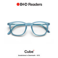 B+D แว่นสายตายาวพร้อมกรองแสงคอมพิวเตอร์ รุ่น CUBE READER, MATT สี BLUE