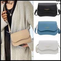 ALENE สีทึบทึบ กระเป๋าสะพายไหล่แบบสั้น หนังพียู กระเป๋า Crossbody แฟชั่นสำหรับผู้หญิง กระเป๋าถือแบบถือ สำหรับผู้หญิง