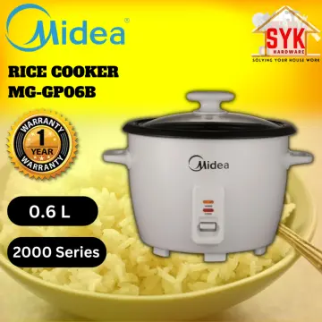 Midea Rice Cooker Portable 1.2L Exquisite Capacity Small Multifunctional  Smart Electric Cooker 220V-240V Dorms Available 200W