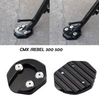 ♤◎ สำหรับ Rebel CMX 300 500 CMX 500อุปกรณ์เสริม300ขาตั้งด้านข้างแบบตั้งสำหรับมอเตอร์ไซค์2017-2021แผ่นรองจานขยายด้านข้างได้