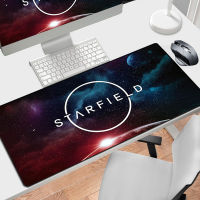 Starfield แป้นพิมพ์ M Ousepad ป้องกันโต๊ะแผ่นรองเมาส์ยางโต๊ะคอมพิวเตอร์ Mause Pad Gamer อุปกรณ์เสริมเสื่อเล่นเกมเสื่อขนาดใหญ่ Pc