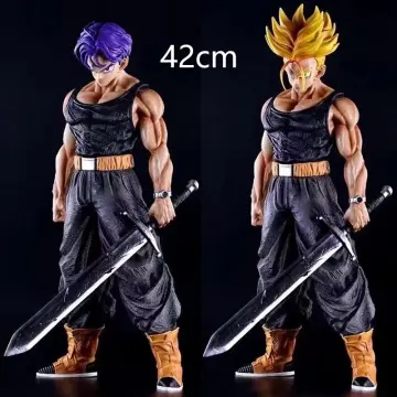 Hot 46cm Dragon Ball Z Gk Grande Tamanho Vegeta Super Saiyan