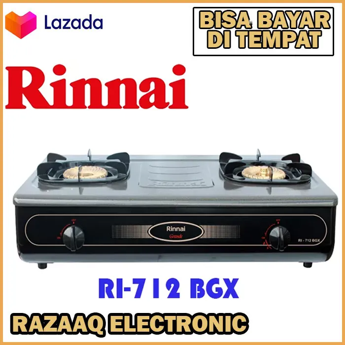 Rinnai Ri 712bgx Kompor Gas Api Tornado Body Jumbo Rinnai Ri 712bgx Kompor Gas Lazada Indonesia