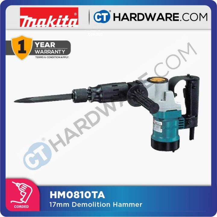 Makita HM0810TA Demolition Hammer (17mm) Lazada