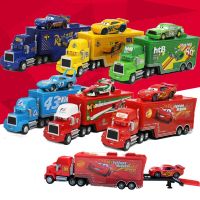 ของเล่นรถพิกซาร์2ของเล่น3ชิ้น Lightning Mcqueen Jackson Storm Mack Le Truck 1:55รถโมเดล Diecast สำหรับของขวัญสำหรับเด็ก