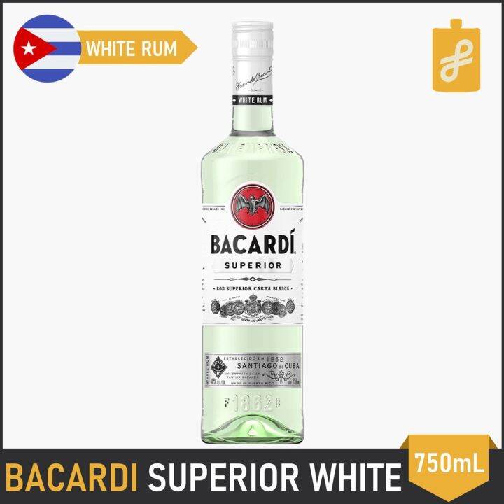 Bacardi Superior White Rum 750ml Lazada Ph