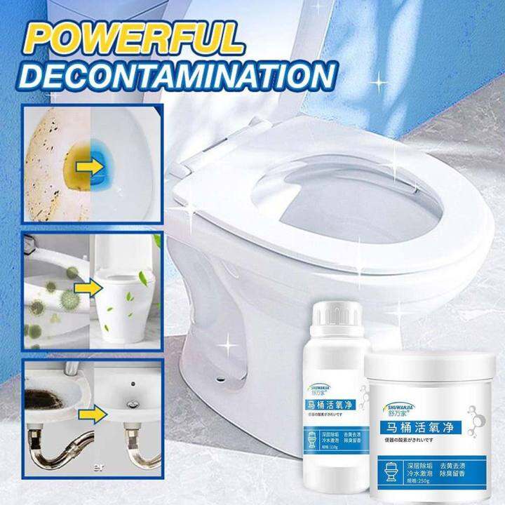 Toilet Bowl Clean Powder Active Oxigybubble Powder Toilet Cleaning