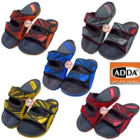 J-rin Adda รองเท้าแตะ รองเท้าแตะแอ๊ดด้า รุ่น 22W02 แดง/น้ำเงิน/เหลือง/เทา/ส้ม