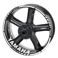 YAMAHA รถจักรยานยนต์ล้อสะท้อนแสงสติกเกอร์ R1 R3 R15 R1m R6 Mt07 Mt09 FZ6 R15 Wr450f Hp4ล้อ Decals