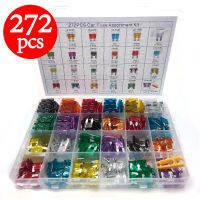 272ชิ้นฟิวส์รถคลิป Assortment อัตโนมัติประเภทใบมีดฟิวส์ชุดรถบรรทุก2A 3A 5A 10A 15A 25A 30A 35A แอมป์พร้อมกล่อง