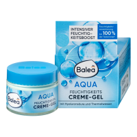 ครีมเจล เติมน้ำให้ผิวจากเยอรมัน Balea Aqua Feuchtigkeits Creme-Gel 50 ml..(กล่องฟ้าจตุรัส)